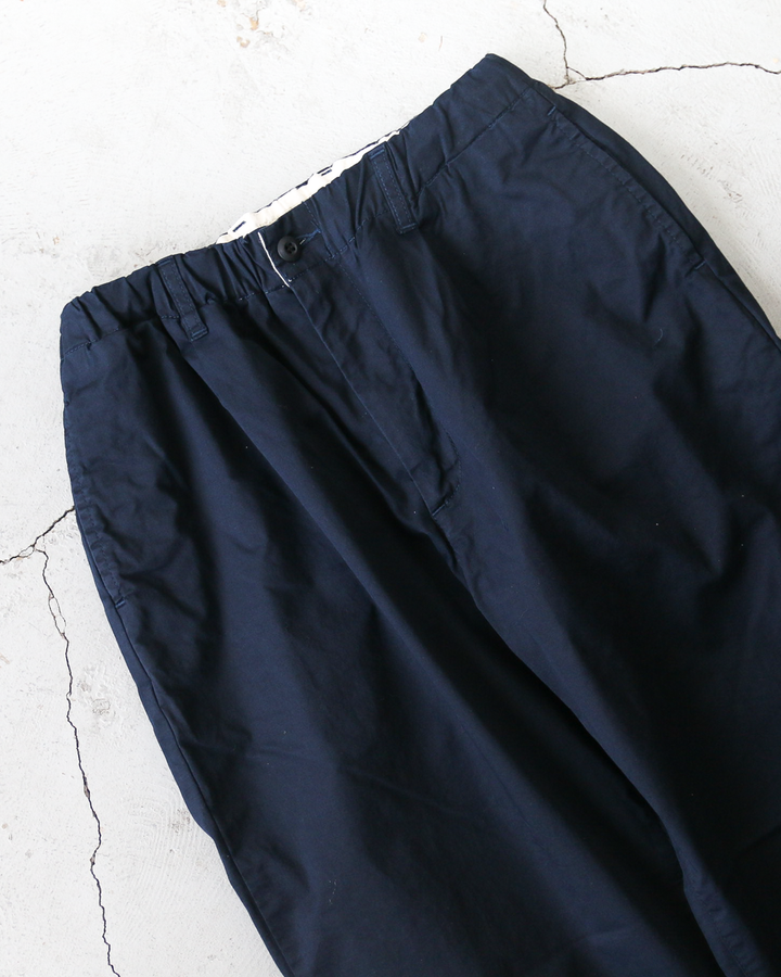 FOB factory F0549 Stretch Twill Easy Pants Navy