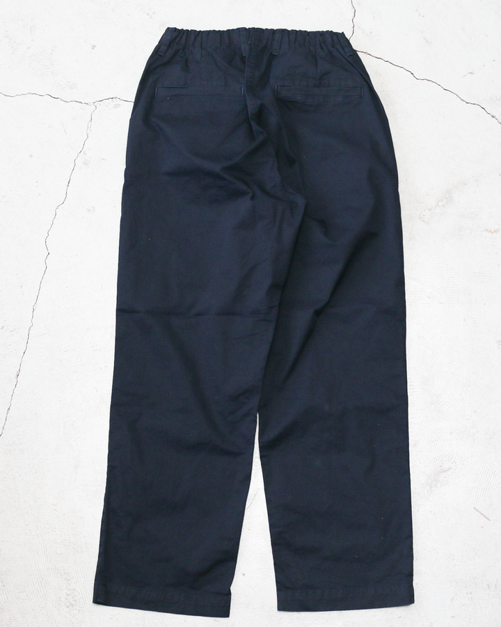 FOB factory F0549 Stretch Twill Easy Pants Navy