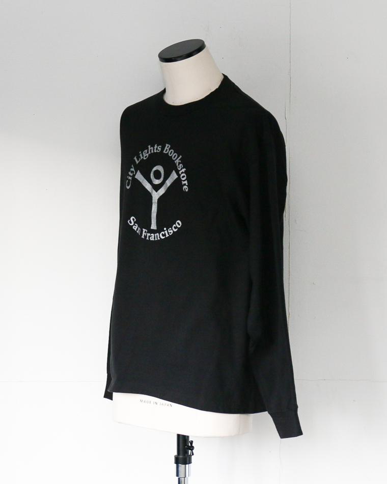 City Lights Bookstore L/S T Shirts - Logo Black