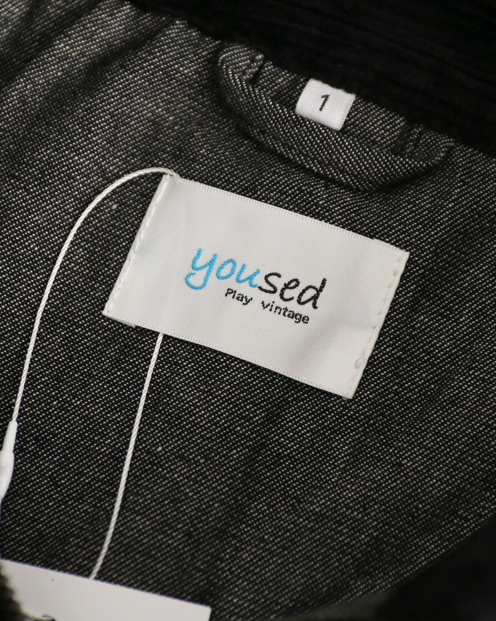 YOUSED ユーズド Remake Leather Fishing Jacket Black