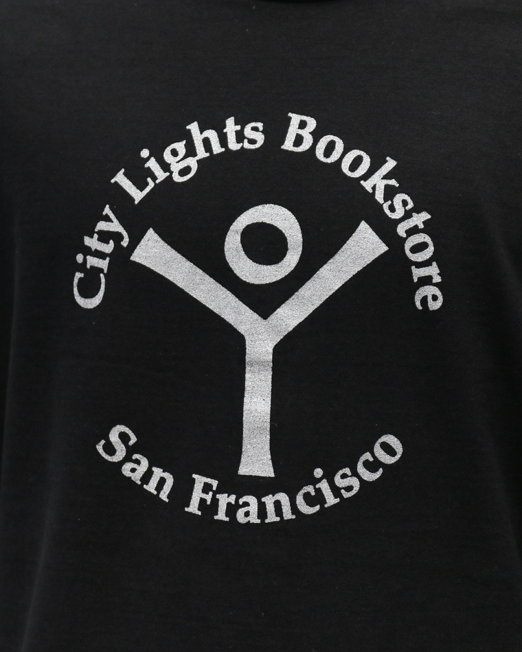 City Lights Bookstore L/S T Shirts - Logo Black