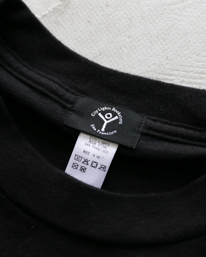 City Lights Bookstore L/S T Shirts - Logo Black