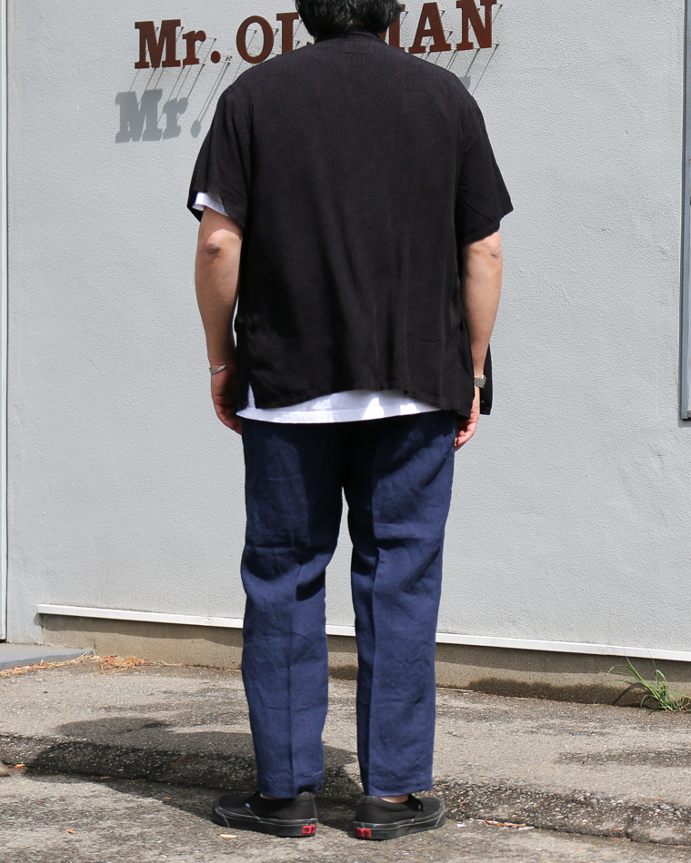 DELICIOUS LINEN Easy Pants Navy