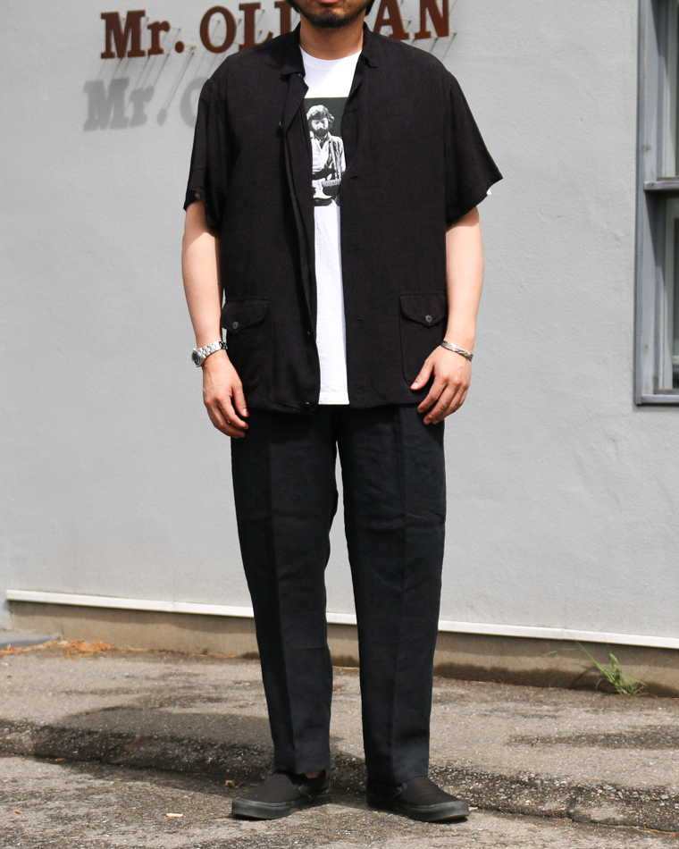 DELICIOUS LINEN Easy Pants Black