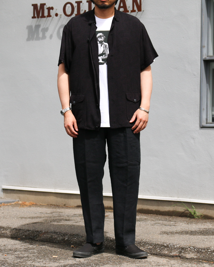 DELICIOUS LINEN Easy Pants Black