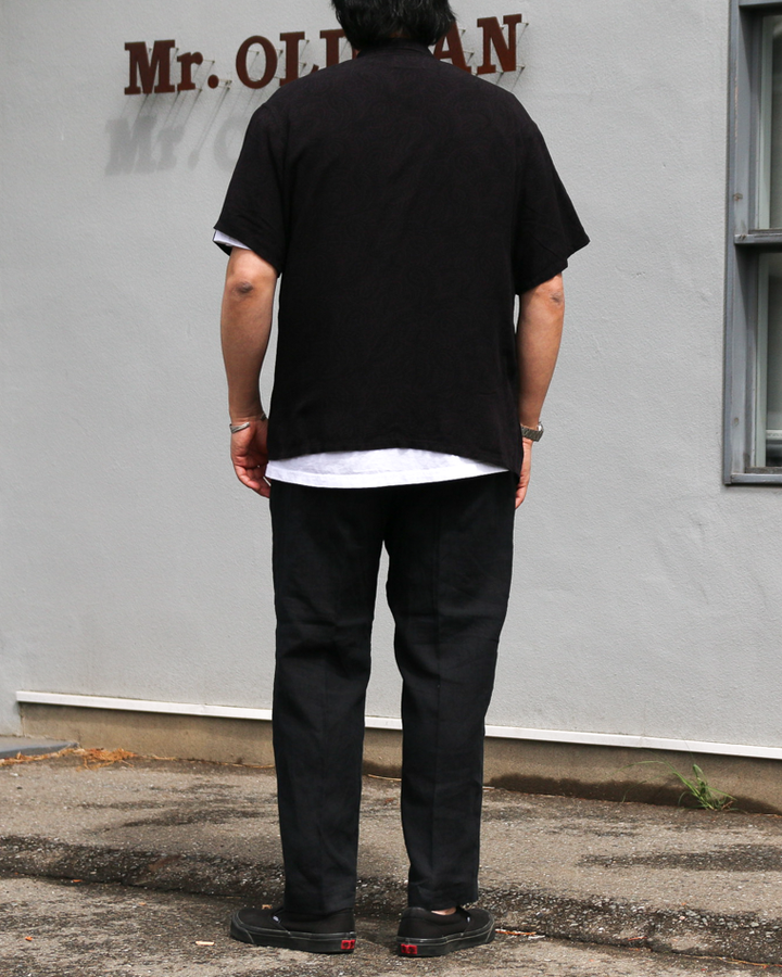 DELICIOUS LINEN Easy Pants Black