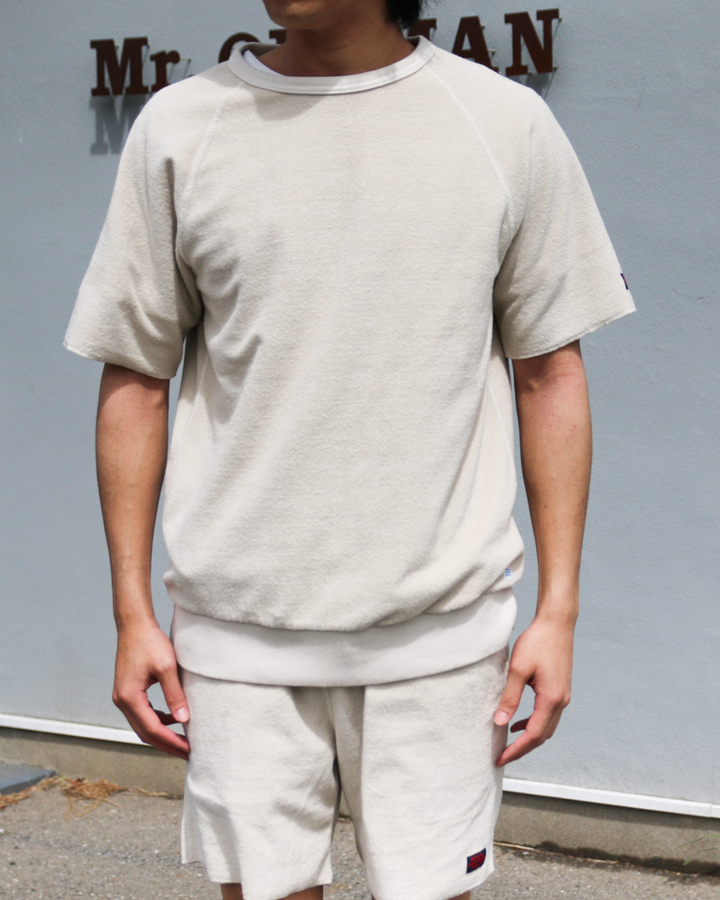 TURN ME ON Raffy Pile Raglan Tee Sand