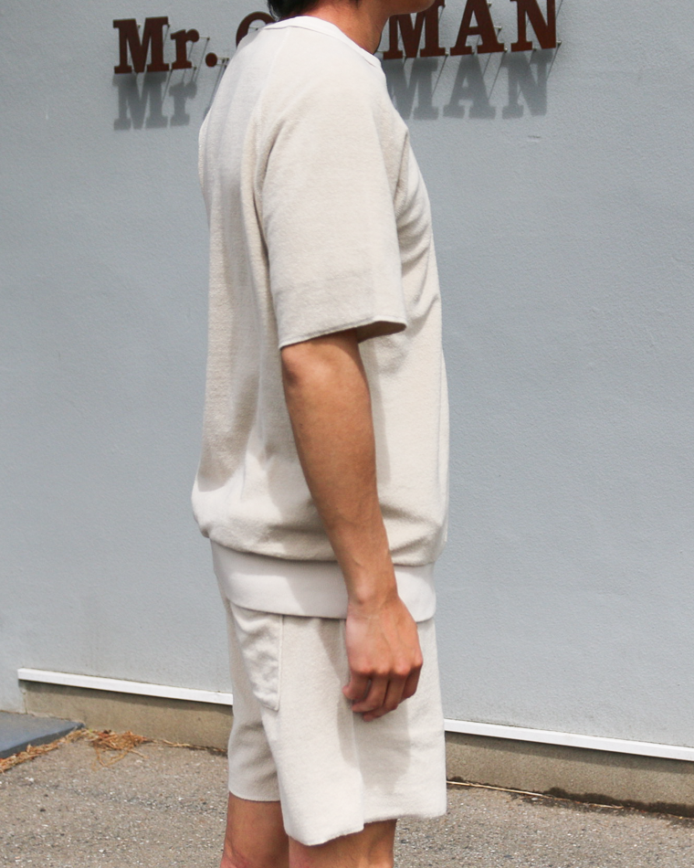TURN ME ON Raffy Pile Raglan Tee Sand