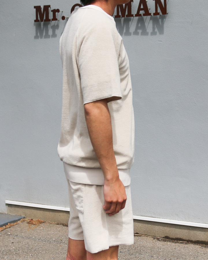 TURN ME ON Raffy Pile Raglan Tee Sand