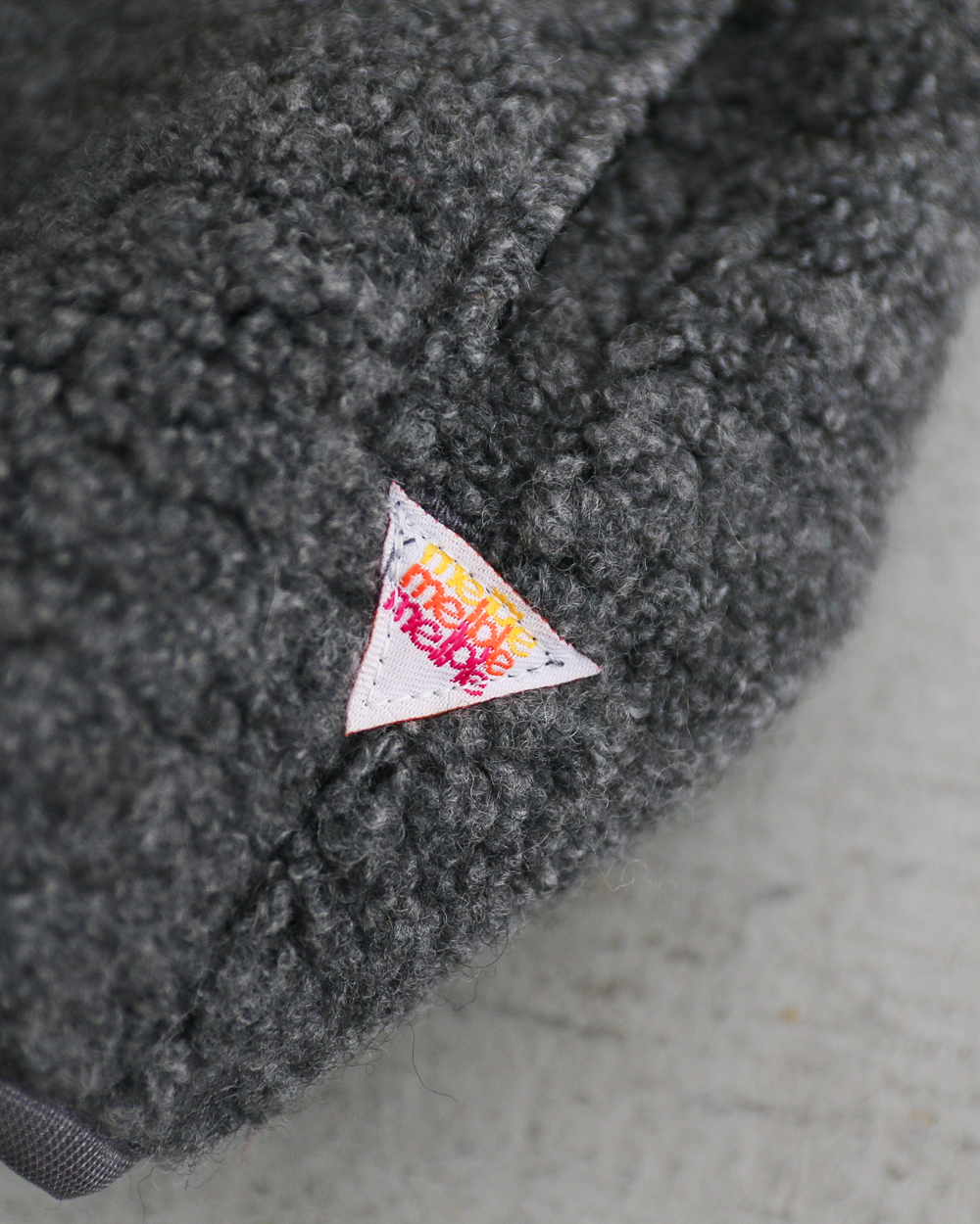 melple メイプル Marced Wool Vest Grey