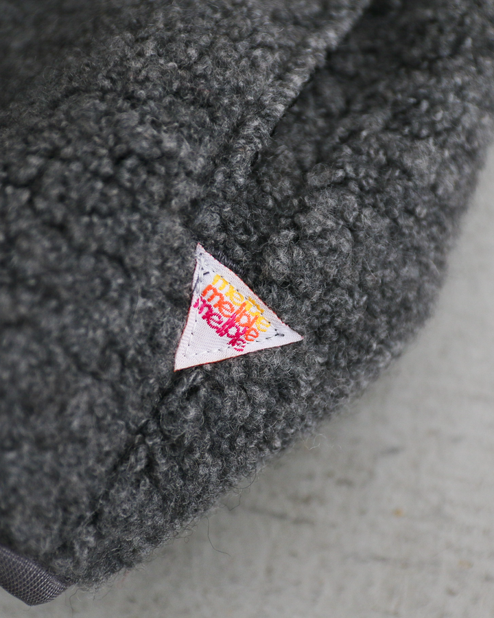 melple メイプル Marced Wool Vest Grey