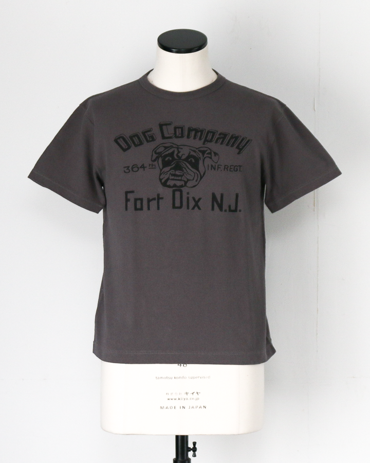 COLIMBO ZV-0413 Norwalk Cotton Tee FORT DIX BULLDOG Mouse Gray