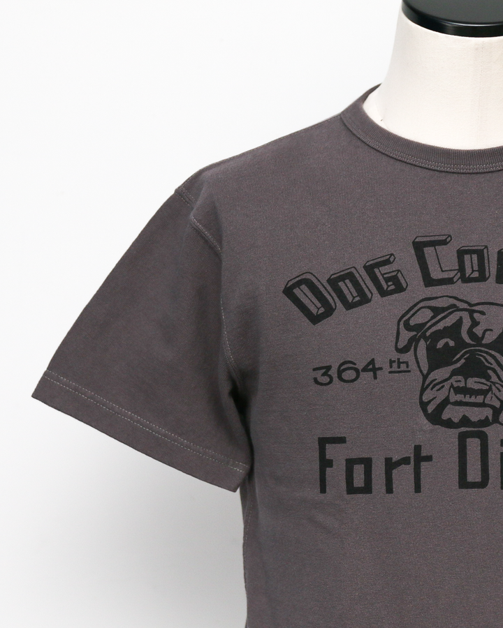 COLIMBO ZV-0413 Norwalk Cotton Tee FORT DIX BULLDOG Mouse Gray