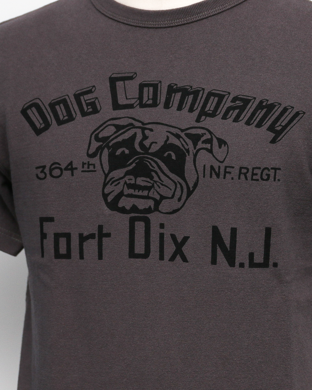 COLIMBO ZV-0413 Norwalk Cotton Tee FORT DIX BULLDOG Mouse Gray