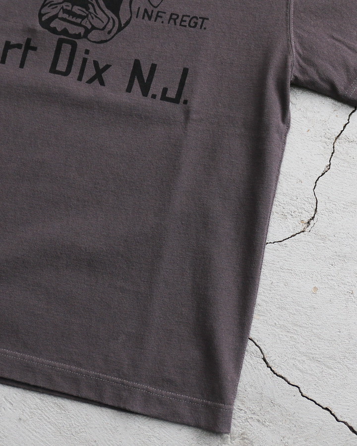 COLIMBO ZV-0413 Norwalk Cotton Tee FORT DIX BULLDOG Mouse Gray