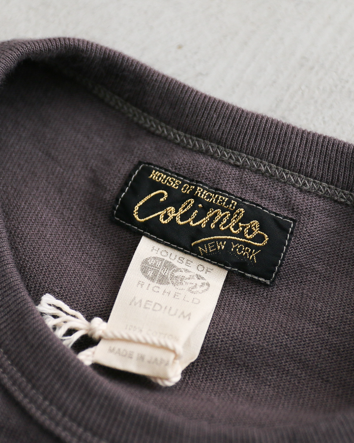 COLIMBO ZV-0413 Norwalk Cotton Tee FORT DIX BULLDOG Mouse Gray