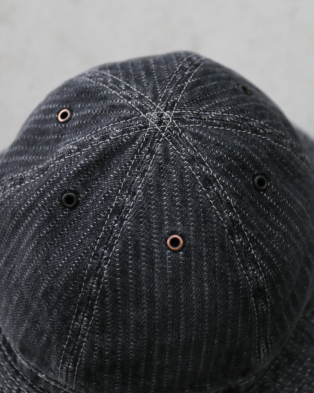 HIGHER ハイヤー HT26048 STRIPE JACQUARD DENIM HAT