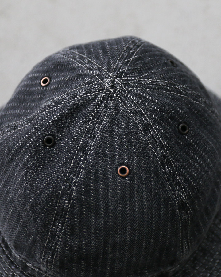 HIGHER ハイヤー HT26048 STRIPE JACQUARD DENIM HAT