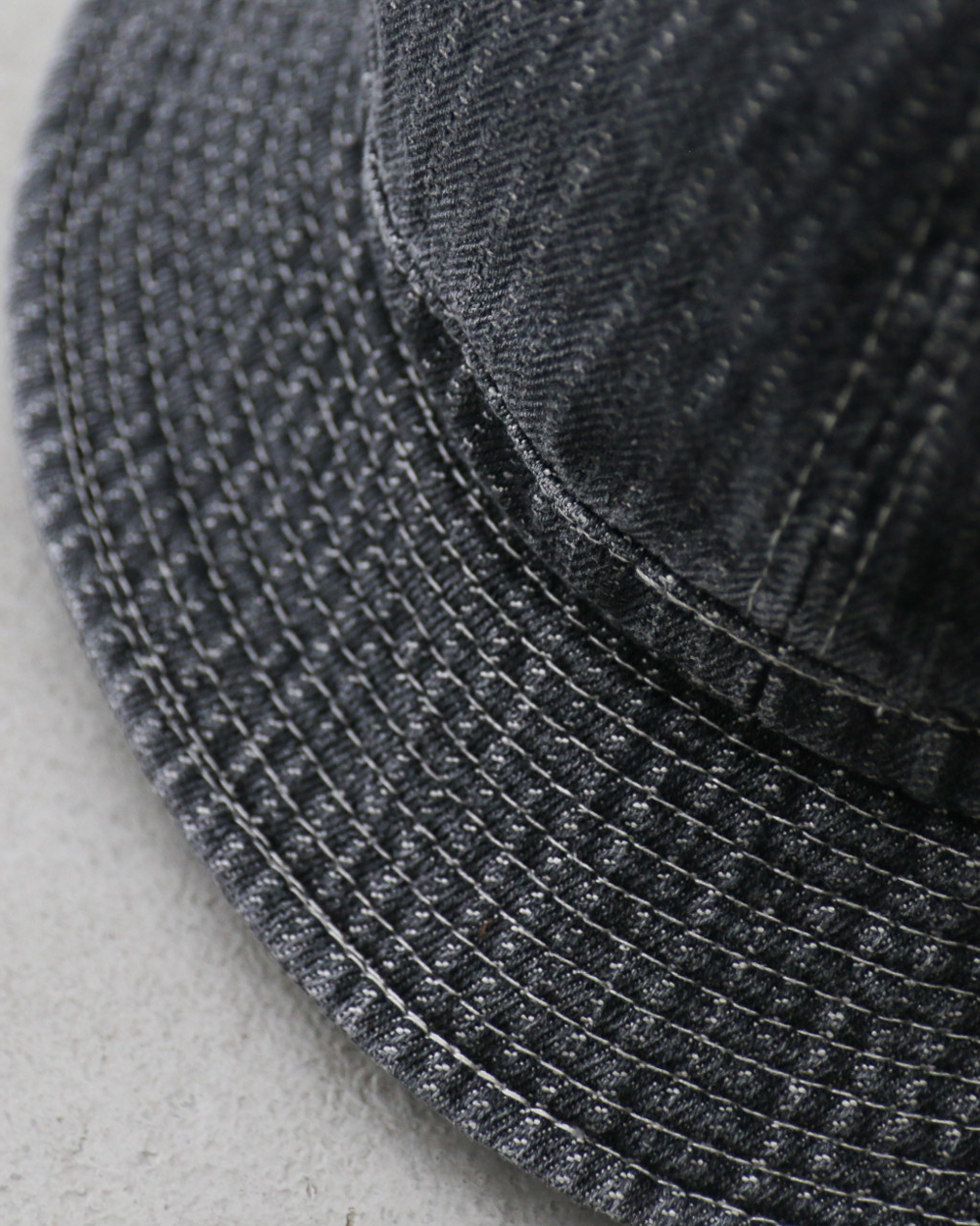 HIGHER ハイヤー HT26048 STRIPE JACQUARD DENIM HAT