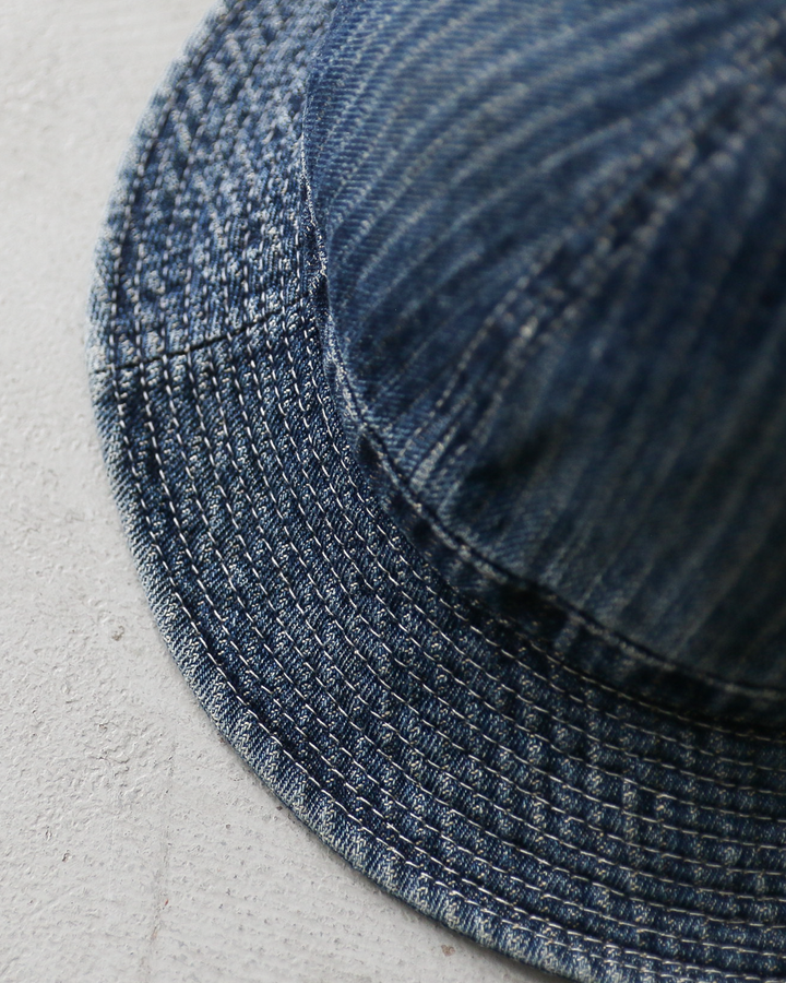 HIGHER ハイヤー HT26048 STRIPE JACQUARD DENIM HAT