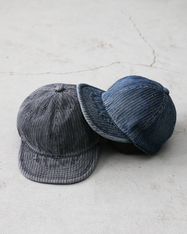 HIGHER ハイヤー HT26043 STRIPE JACQUARD DENIM CAP