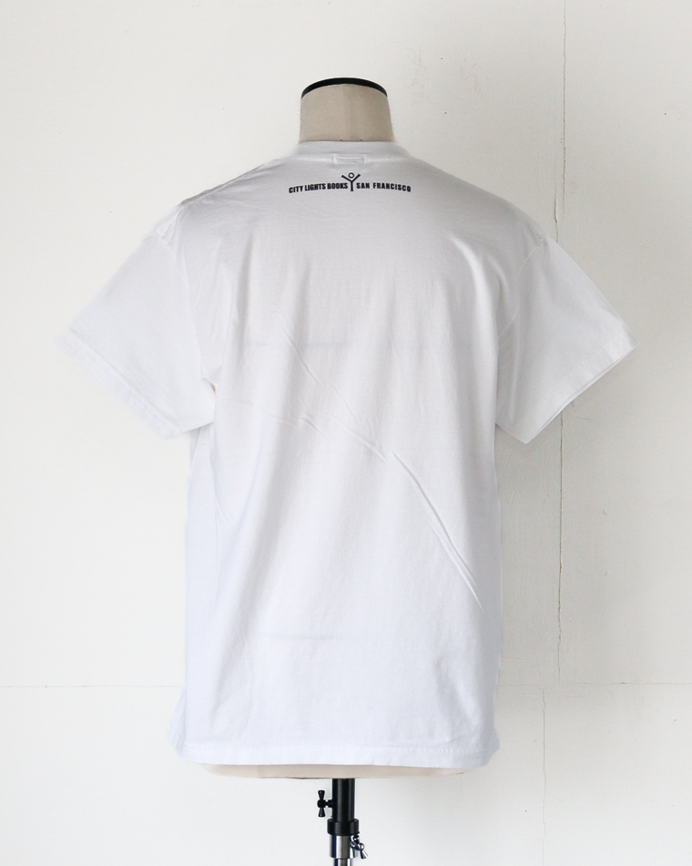 City Lights Bookstore I AM THE DOOR Tee White