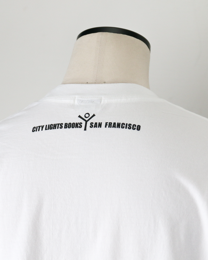 City Lights Bookstore I AM THE DOOR Tee White