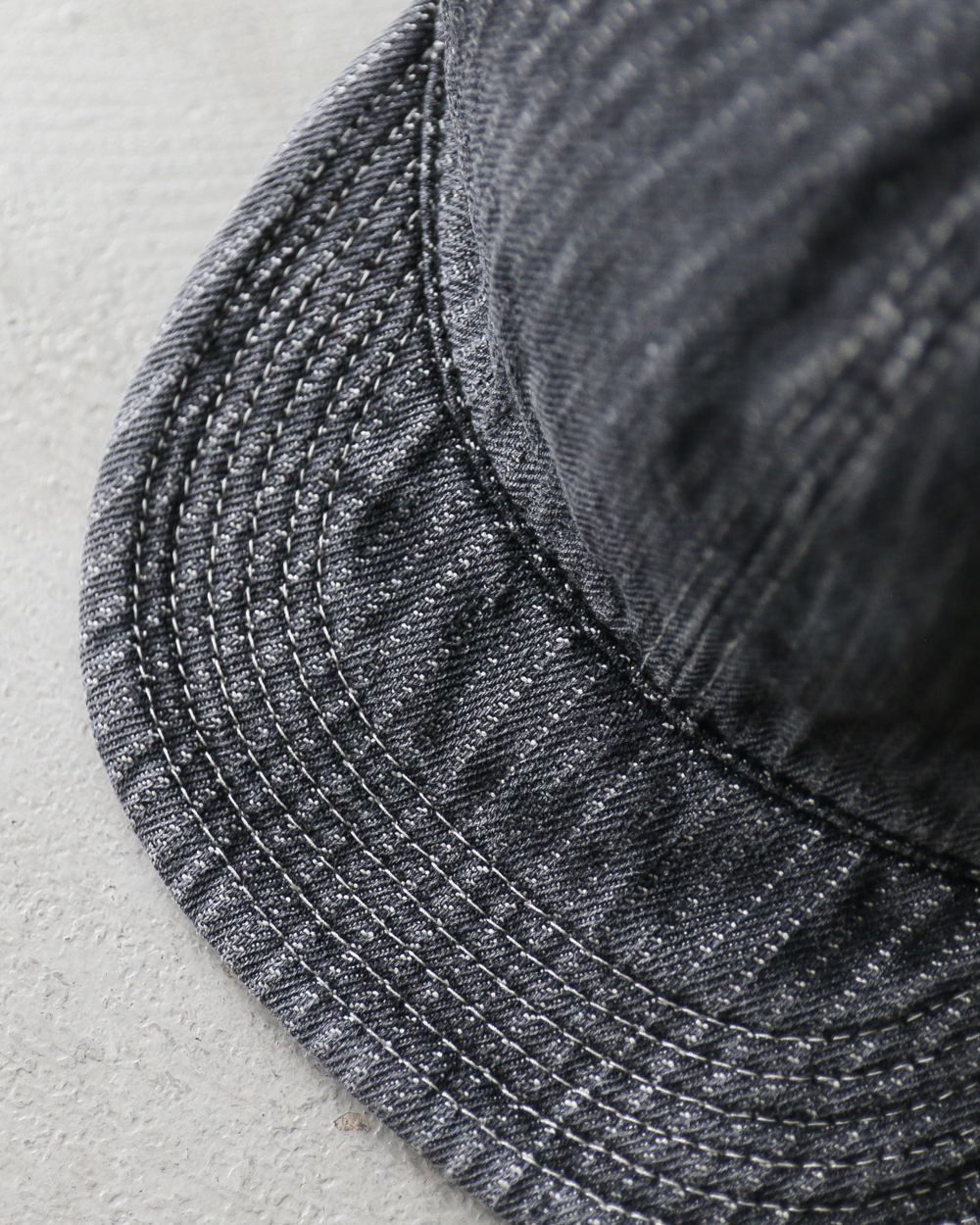 HIGHER ハイヤー HT26043 STRIPE JACQUARD DENIM CAP