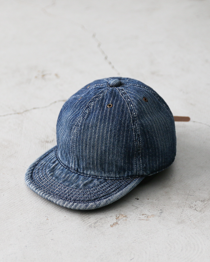 HIGHER ハイヤー HT26043 STRIPE JACQUARD DENIM CAP