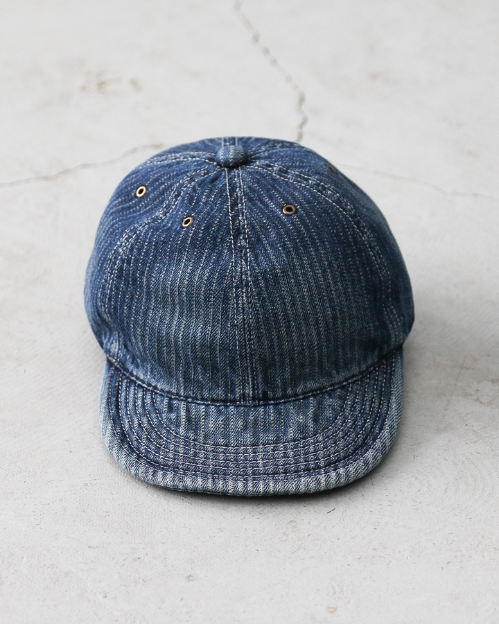 HIGHER ハイヤー HT26043 STRIPE JACQUARD DENIM CAP