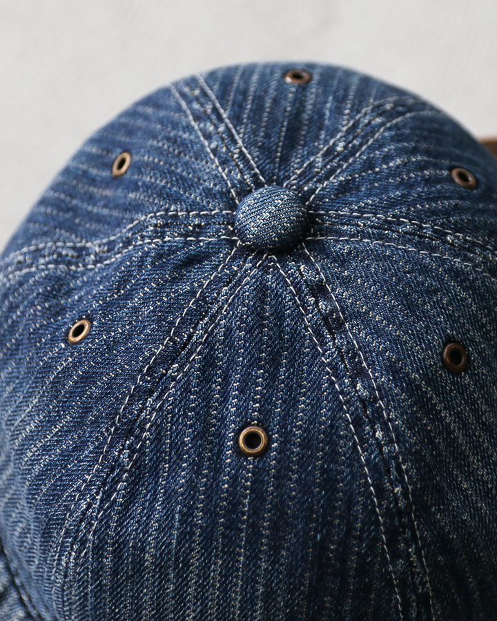 HIGHER ハイヤー HT26043 STRIPE JACQUARD DENIM CAP