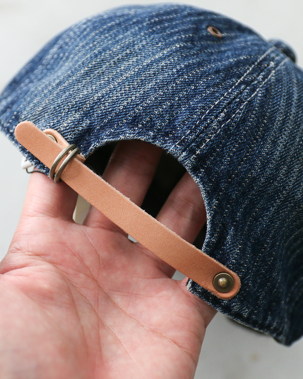 HIGHER ハイヤー HT26043 STRIPE JACQUARD DENIM CAP