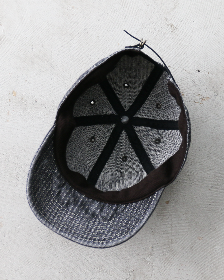 HIGHER ハイヤー HT26043 STRIPE JACQUARD DENIM CAP