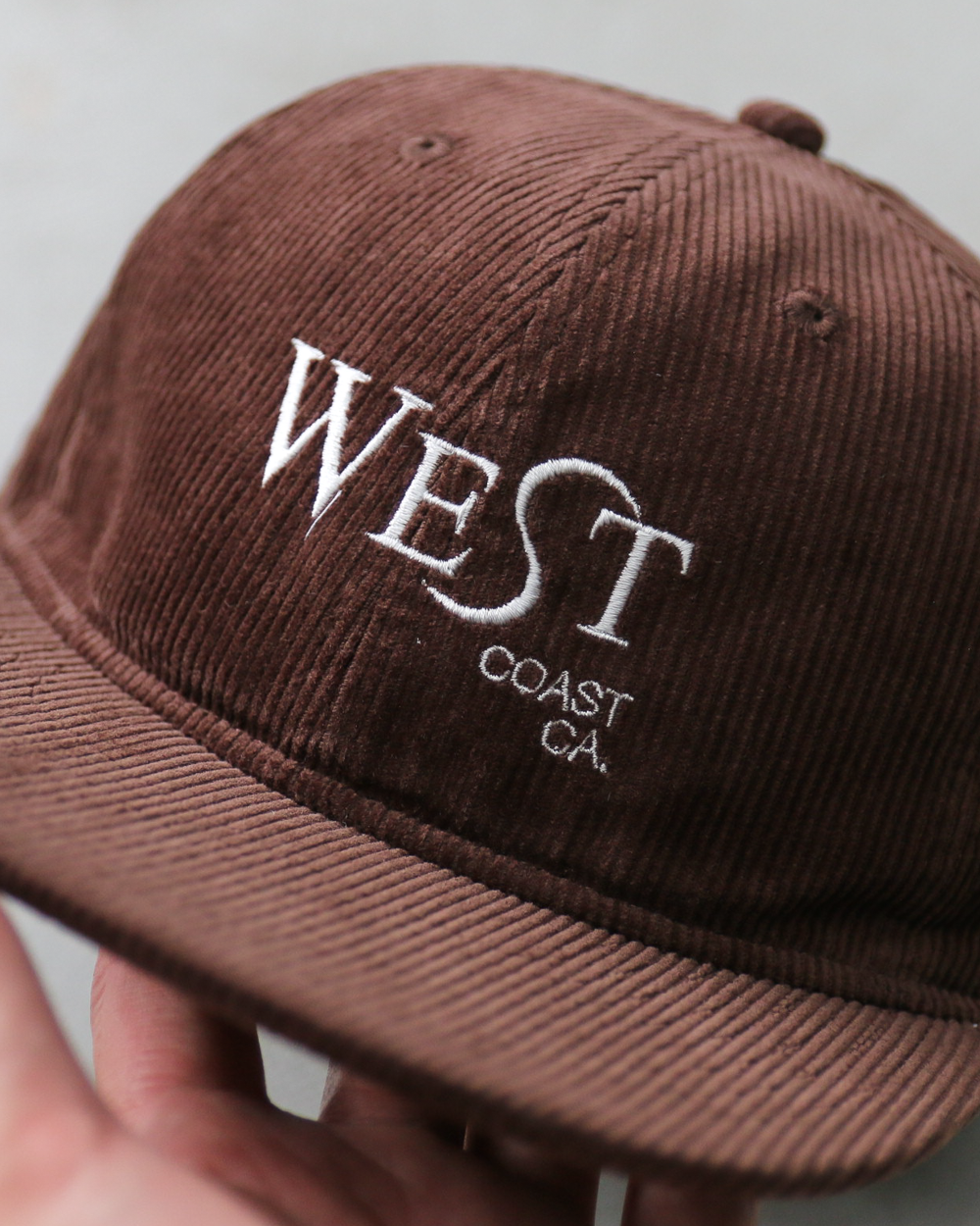 melple メイプル Corduroy 6panel Cap(WEST COAST)