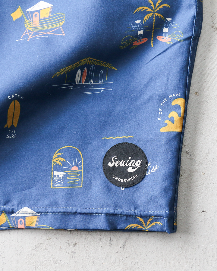 Seaing Board Shorts SURF PARADISE Blue