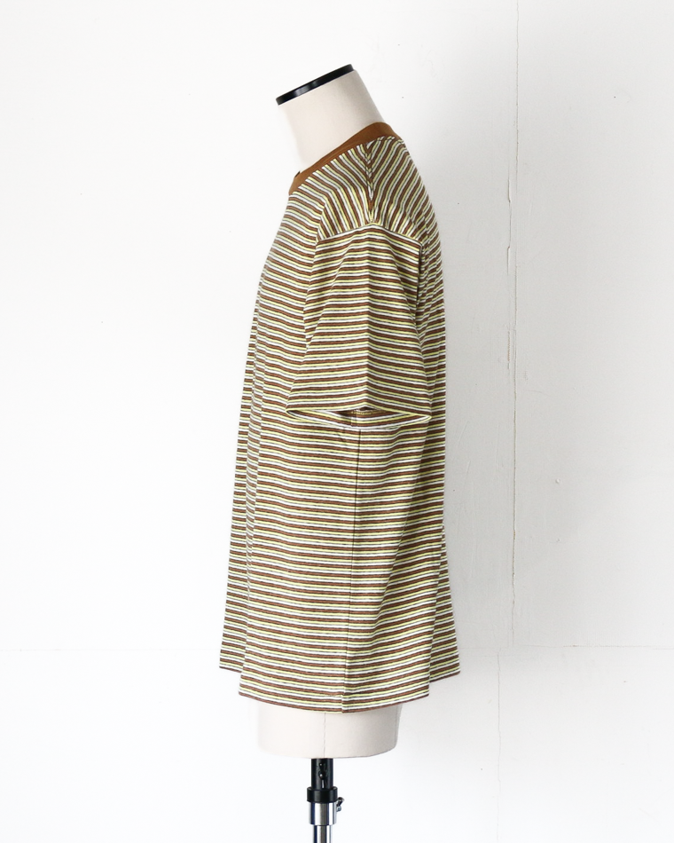 B.T.R. Behind The River "Gordie" Border Tee Eyeball(Yellow)