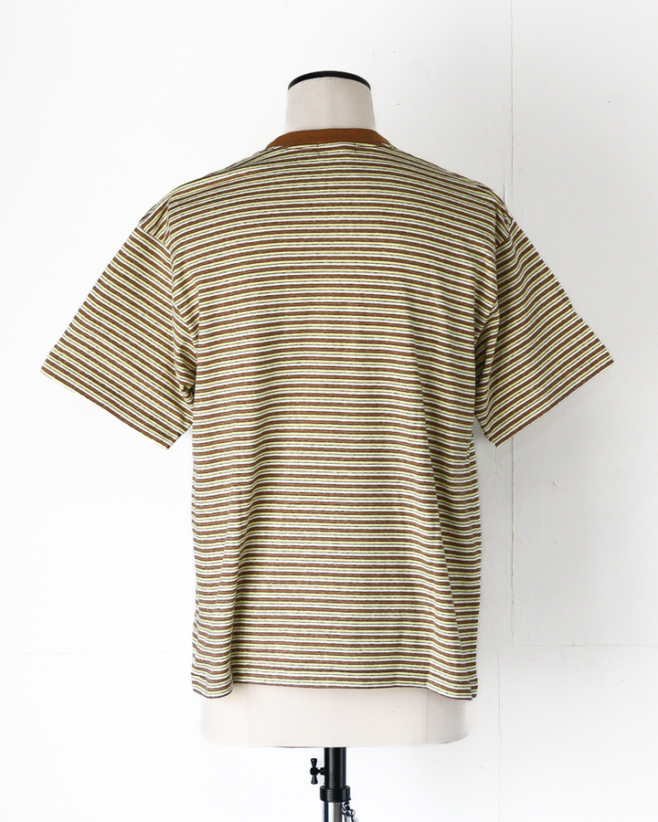 B.T.R. Behind The River "Gordie" Border Tee Eyeball(Yellow)