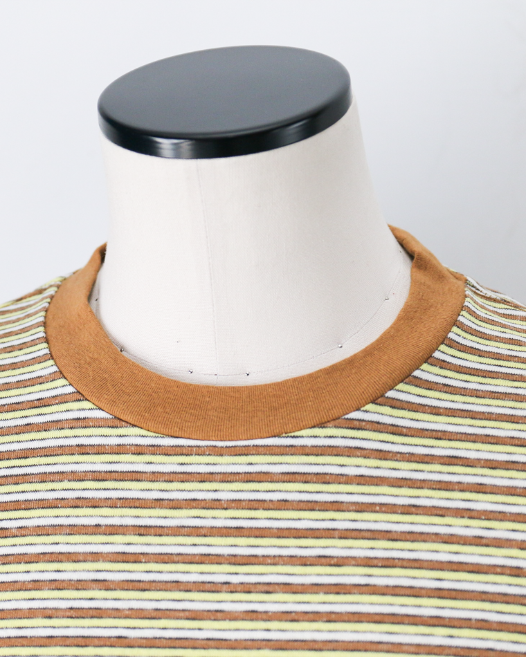 B.T.R. Behind The River "Gordie" Border Tee Eyeball(Yellow)