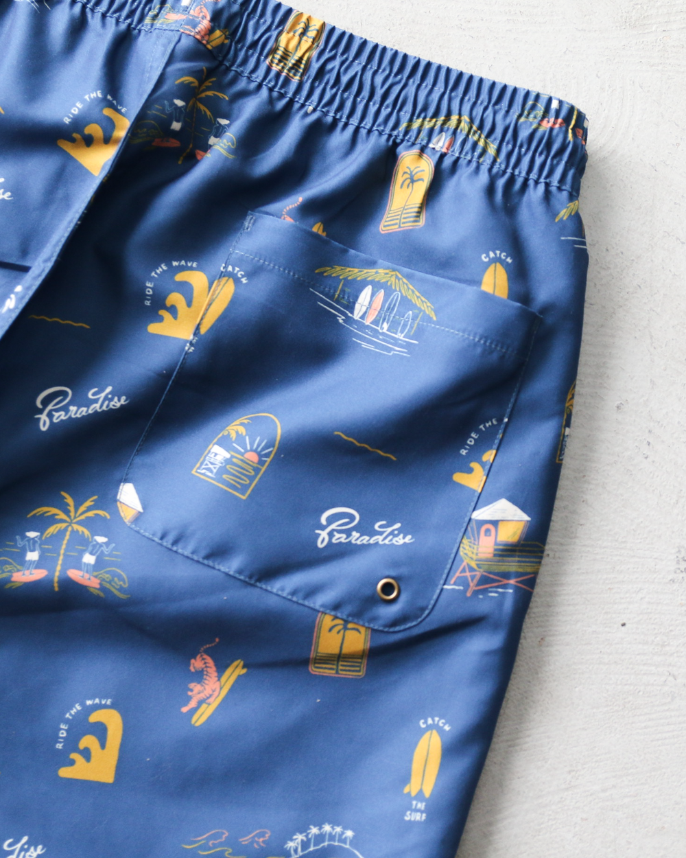 Seaing Board Shorts SURF PARADISE Blue