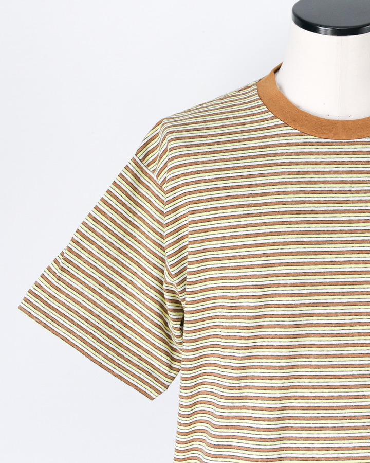 B.T.R. Behind The River "Gordie" Border Tee Eyeball(Yellow)