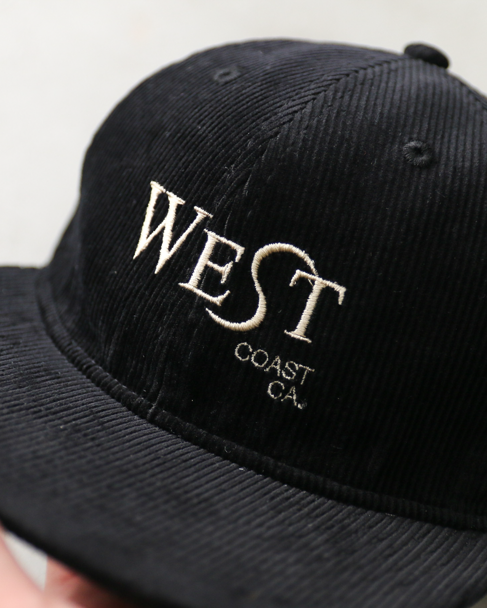 melple メイプル Corduroy 6panel Cap(WEST COAST)