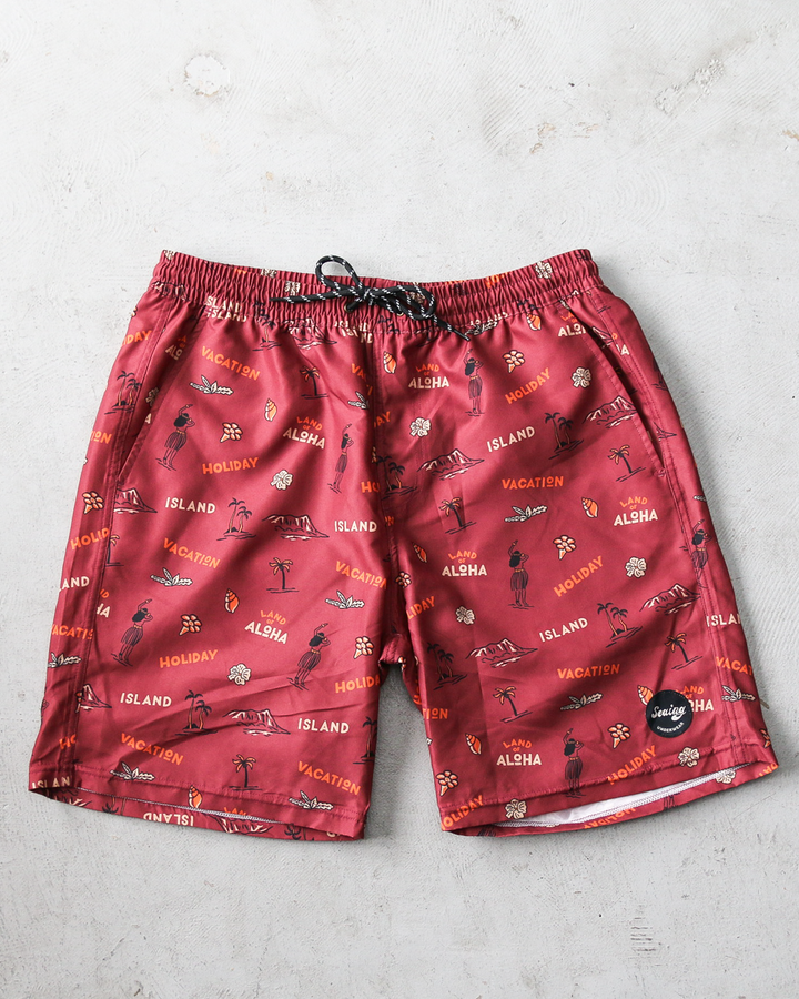 Seaing Board Shorts VACATION Brown