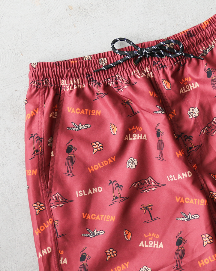 Seaing Board Shorts VACATION Brown
