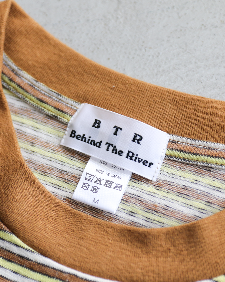 B.T.R. Behind The River "Gordie" Border Tee Eyeball(Yellow)