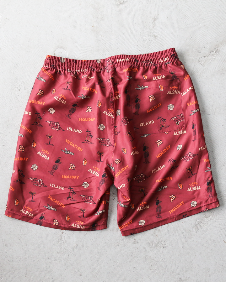 Seaing Board Shorts VACATION Brown
