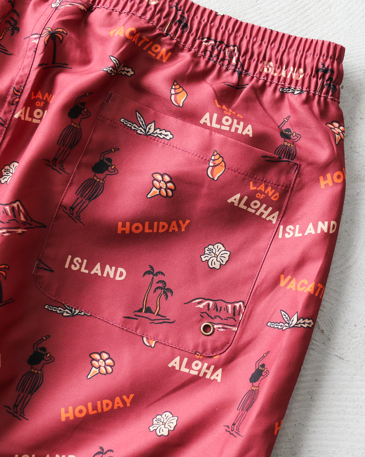 Seaing Board Shorts VACATION Brown