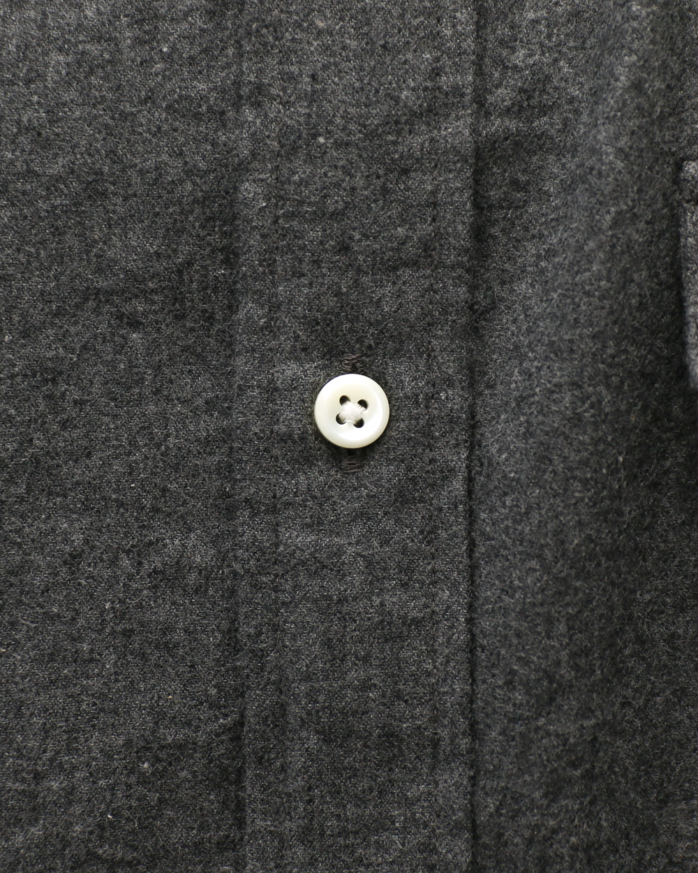 JAMES &amp; CO. STANDARD SHIRT Small Collar Big Shirt -Check- BLUE