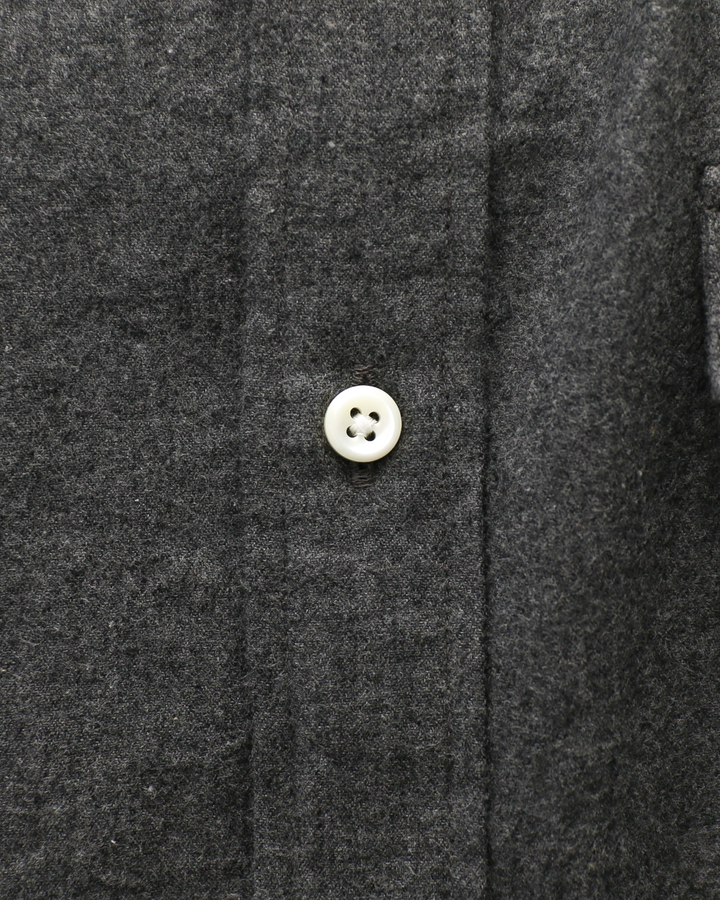 JAMES &amp; CO. STANDARD SHIRT Small Collar Big Shirt -Check- BLUE