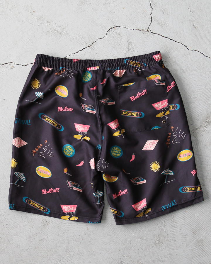 Seaing Board Shorts HOT SPOT Black