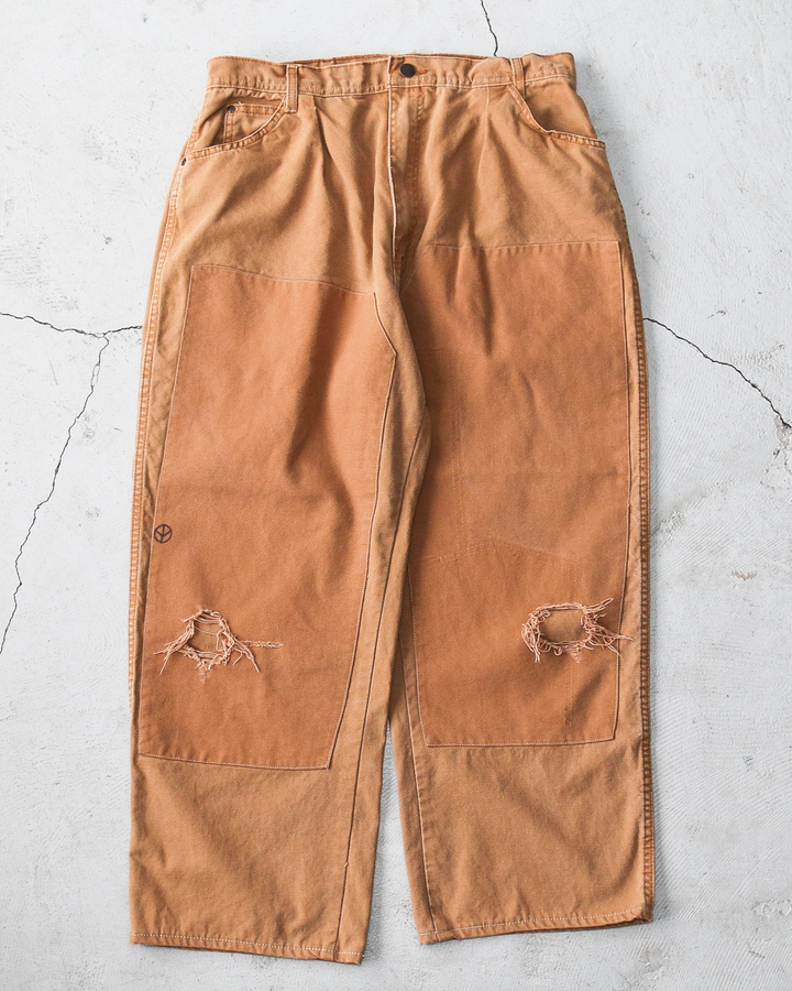 SUNNY SIDE UP REMAKE DUCK PAINTER PANTS Size 4